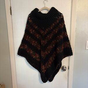 Handmade crochet poncho